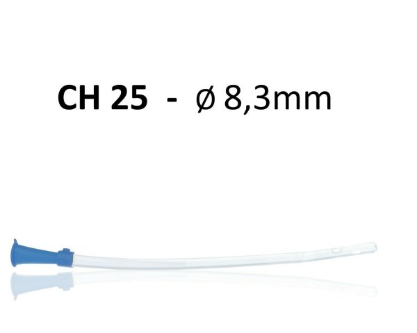 Darmrohr CH 25 - Ø 8,3mm blau