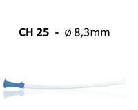Darmrohr CH 25 - Ø 8,3mm blau
