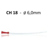Darmrohr CH 18 - Ø 6,0mm rot