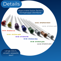 Darmrohr CH 18 - Ø 6,0mm rot