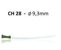 Darmrohr CH 28 - Ø 9,3mm grün