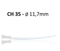Darmrohr CH 35 - Ø 11,7mm weiß