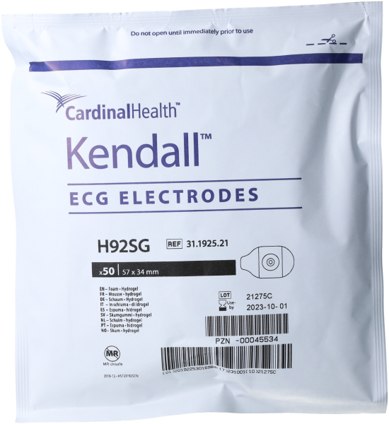 EKG Einmal-Klebeelektroden H92SG 57x34mm 50Stk