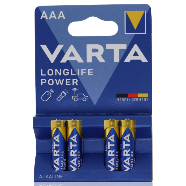 Varta Batterien LR03 AAA 1,5V 4Stk
