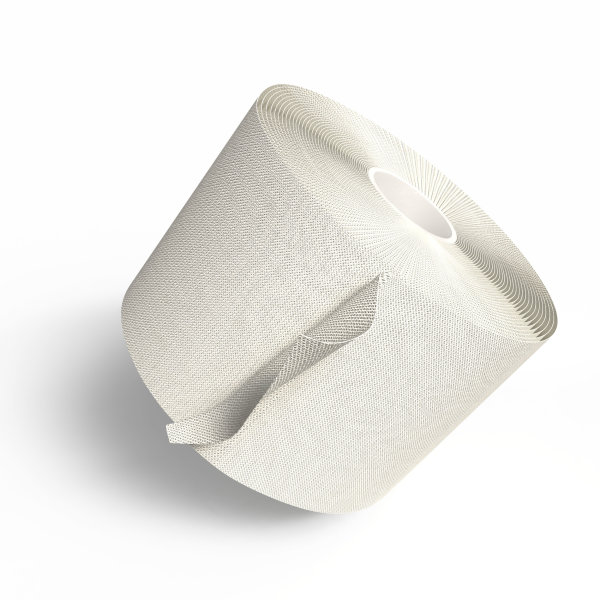 Horn-haft fein weiß 6cm x 20m