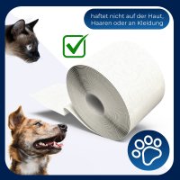Horn-haft fein weiß 6cm x 20m