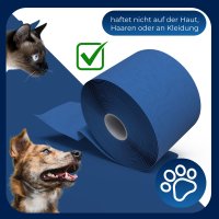 Horn-haft fein blau 10cm x 20m