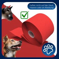 Horn-haft fein rot 6cm x 20m