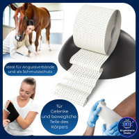 Horn-haft krepp weiß 6cm x 20m