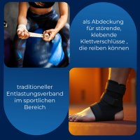 Horn-haft krepp blau 6cm x 20m