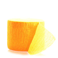Horn-haft krepp gelb 8cm x 20m
