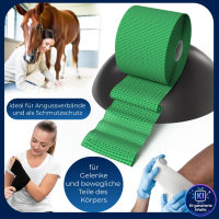 Horn-haft krepp grün 8cm x 20m