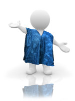 Poncho-Cover 2in1 Einwegdecke 300g