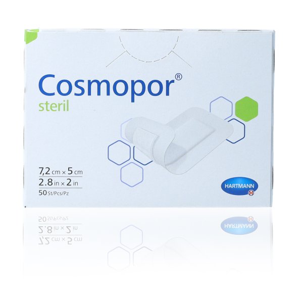 Cosmopor Wundverband steril 7,2 x 5cm 50Stk