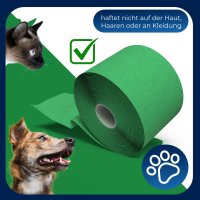 Horn-haft fein grün 8cm x 20m