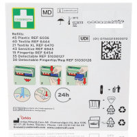 Salvequick 6036 Wasserfeste Pflasterstrips Refill 45Stk