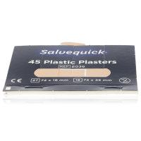Salvequick 6036 Wasserfeste Pflasterstrips Refill 45Stk