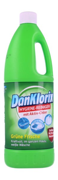DanKlorix Hygiene-Reiniger Grüne Frische 1,5l