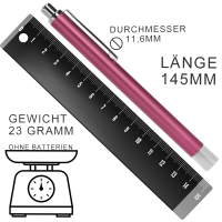 Didox LED rot inkl. Batterien