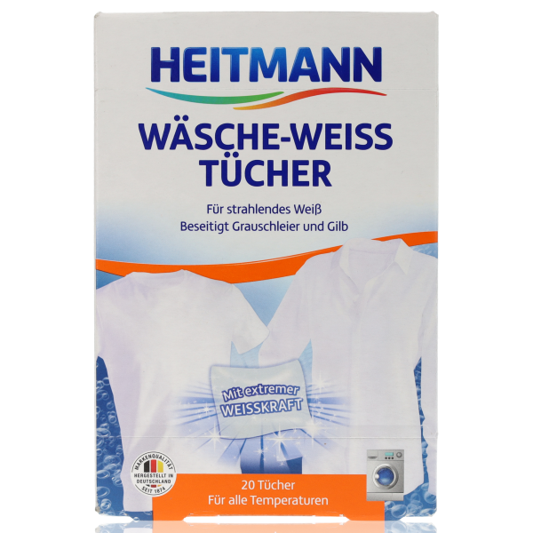Heitmann Wäsche Weiss 20 Tücher
