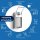 Horn Aluminium Wandspender inkl. 500ml Leerbehälter
