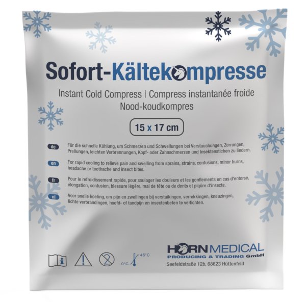 Horn Sofort Kälte Kompresse 15 x17cm