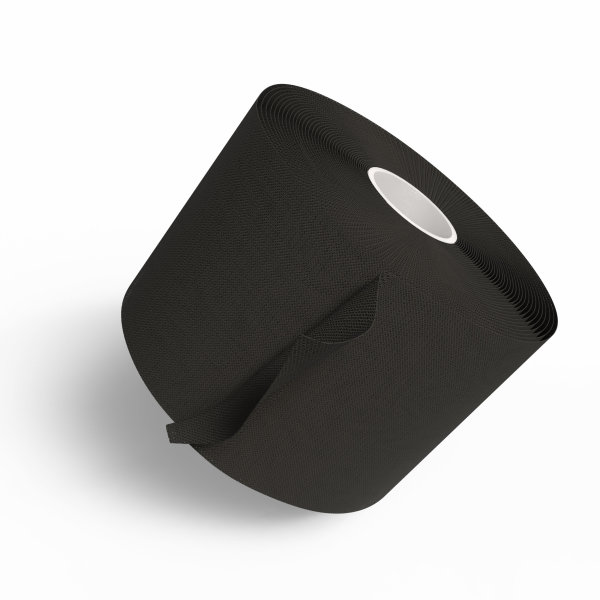 Horn-haft fein schwarz 6cm x 20m