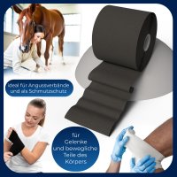 Horn-haft fein schwarz 6cm x 20m