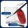 Horn Urinbecher roter Schnappverschluss 150ml 10Stk