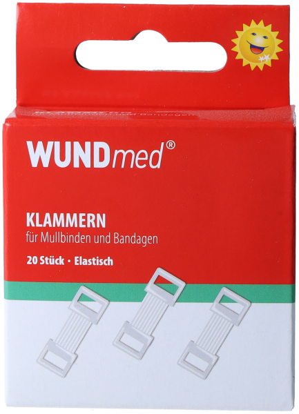 WUNDmed Elastische Verband-Klammern 20 Stk