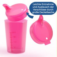 Horn Medical Schnabelbecher 250ml rot