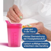 Horn Medical Schnabelbecher 250ml rot
