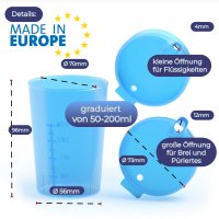 Horn Medical Schnabelbecher 250ml blau