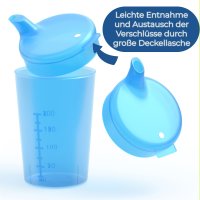 Horn Medical Schnabelbecher 250ml blau