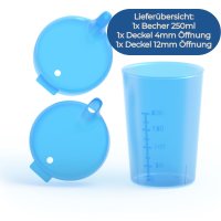 Horn Medical Schnabelbecher 250ml blau