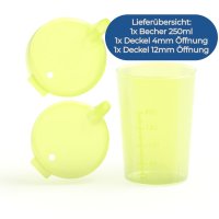Horn Medical Schnabelbecher 250ml gelb