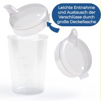 Horn Medical Schnabelbecher 250ml transparent