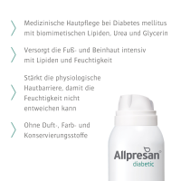 Allpresan diabetic INTENSIV + REPAIR Schaum-Creme mit Urea 100ml