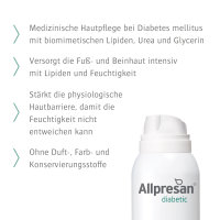 Allpresan diabetic INTENSIV + REPAIR Schaum-Creme mit Urea 125ml