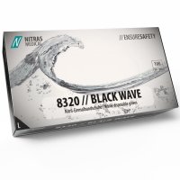 NITRAS 8320 BLACK WAVE Nitril-Handschuhe 100Stk Gr. L