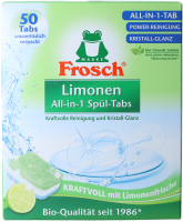 Frosch All-in-One Limonen Geschirrspül-Tabs 50Stk