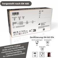 NITRAS 8320 BLACK WAVE Nitril-Handschuhe 100Stk Gr. M