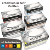 NITRAS 8320 BLACK WAVE Nitril-Handschuhe 100Stk Gr. M