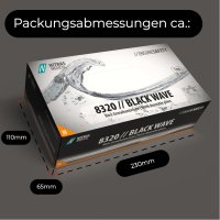 NITRAS 8320 BLACK WAVE Nitril-Handschuhe 100Stk Gr. M