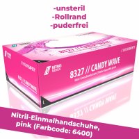 NITRAS 8327 CANDY WAVE Nitril-Handschuhe 100Stk Gr. L