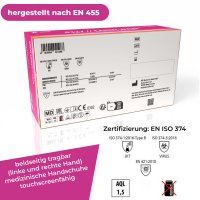 NITRAS 8327 CANDY WAVE Nitril-Handschuhe 100Stk Gr. M