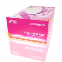 NITRAS 8327 CANDY WAVE Nitril-Handschuhe 100Stk Gr. M