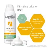 Allpresan Fuß spezial Schaum-Creme 3. Edition Limette Minze 125ml