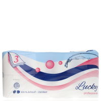 Toilettenpapier Lucky 3-lagig 64 Rollen á 250Blatt