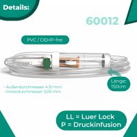SOLUFLO LL P Infusionsbesteck 150cm